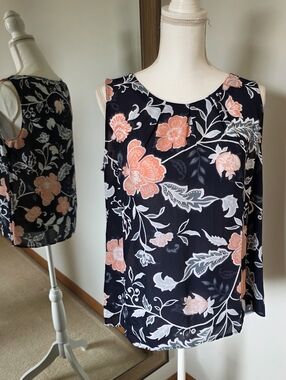 Loft Outlet Floral Tank Top Blouse